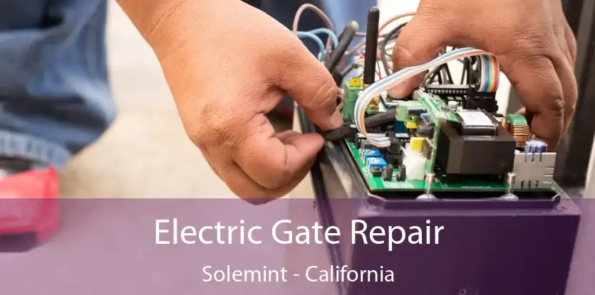 Electric Gate Repair Solemint - California