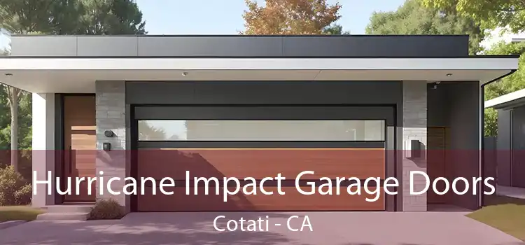 Hurricane Impact Garage Doors Cotati - CA